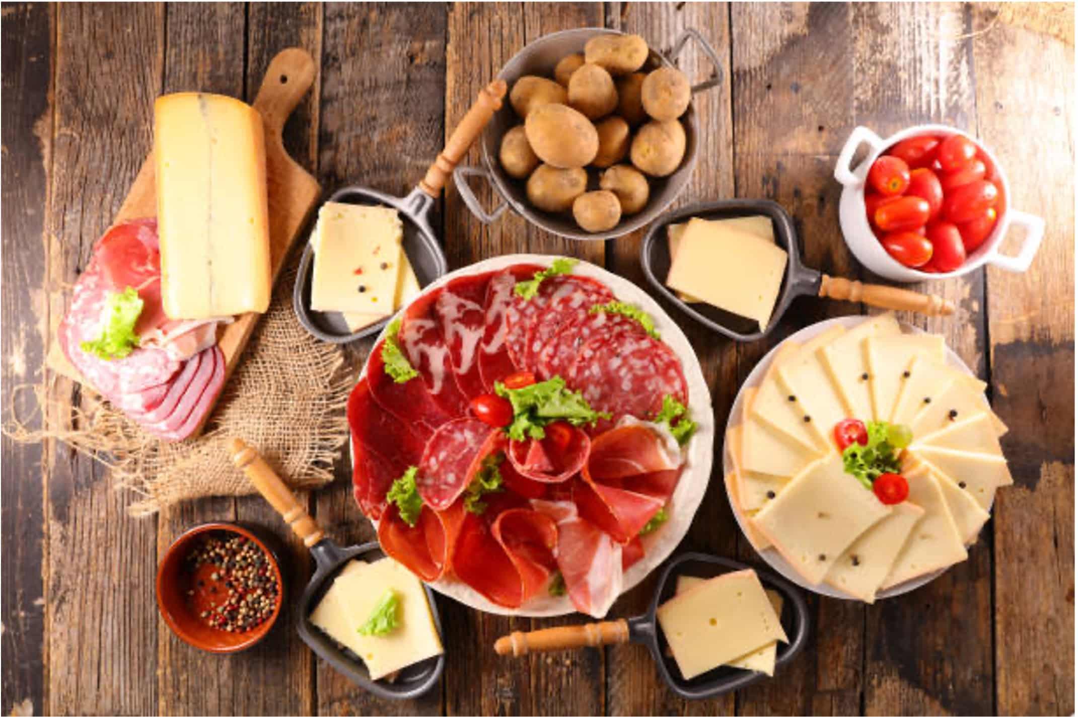 Charcuterie italienne, Charcuteries et fromages