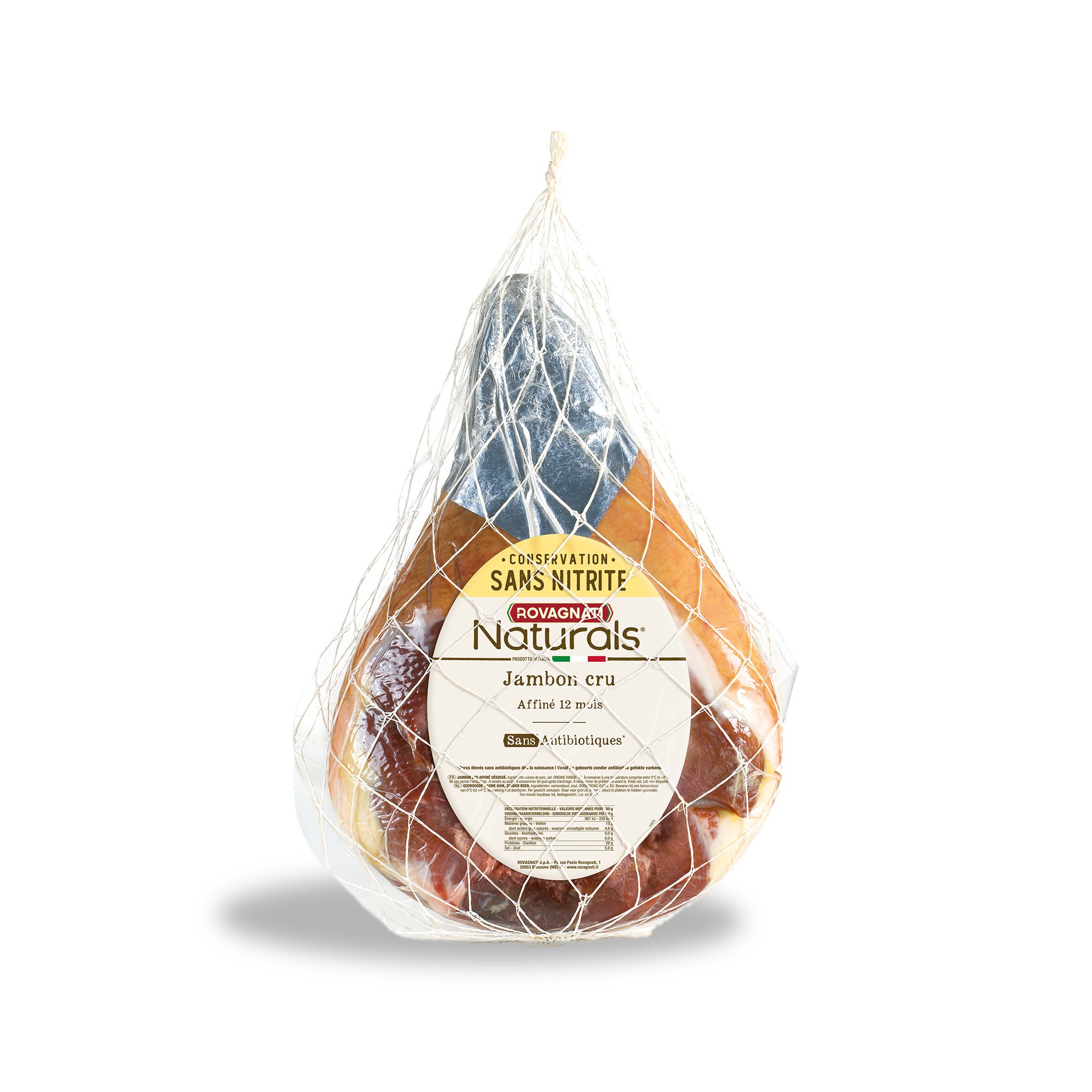 Jambon cru italien affiné 12 mois Naturals